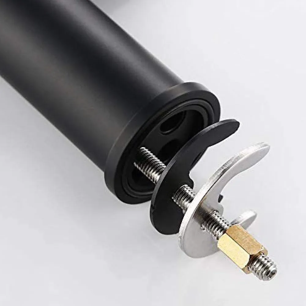 Robinet De Bidet|Kibath Robinet de bidet monocommande ZUNI en laiton finition NOIR OR mat