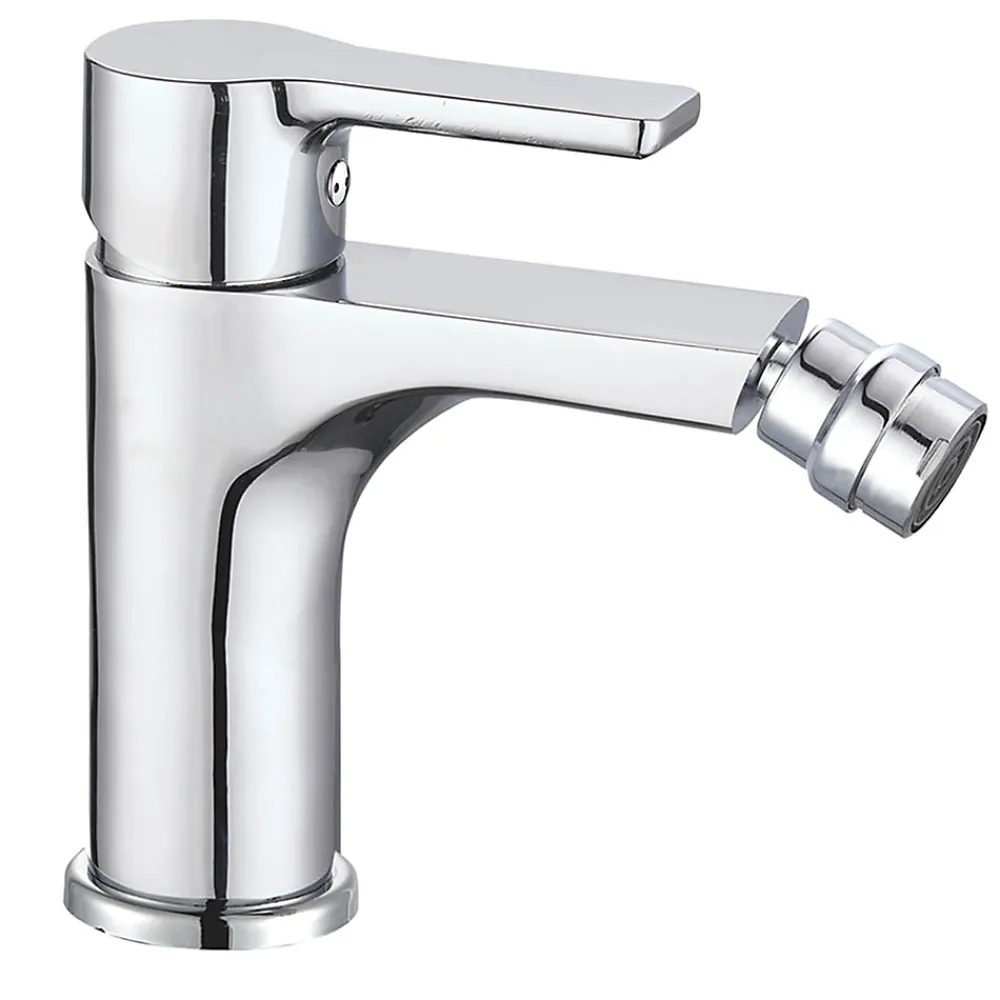 Robinet De Bidet|Kibath Robinet de bidet monocommande PIN avec finition chromée brillante en laiton