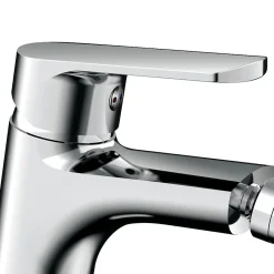 Kibath Robinet de bidet monocommande SIX avec finition chromée brillante en laiton