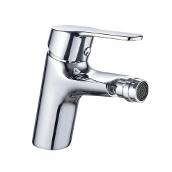 Kibath Robinet de bidet monocommande ASPA avec finition chromée brillante en laiton