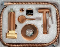 Rea Robinet De Bidet Loop Lungo Brush Copper