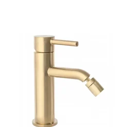 Rea Robinet De Bidet Lungo Brush Gold