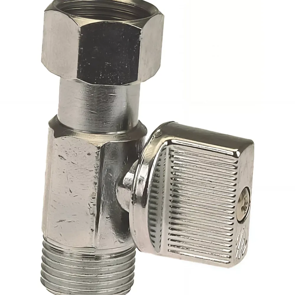 Chasse D'Eau|Raccords Dumont Robinet de chasse d'eau droit standard 3/8" pour WC mécanisme d'alimentation chasse d'eau 1/4 de tour droit de 3/8" (12x17) chrome