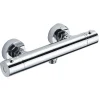 Kibath Robinet de douche avec leviers thermostatiques en laiton, PAR, finition chrome poli, en laiton