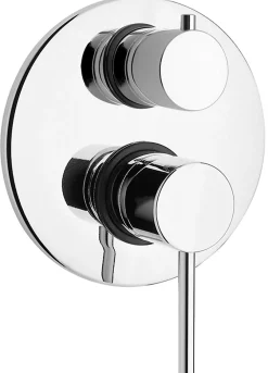 Kiamami Valentina Robinet De Douche Encastré Avec Inverseur Et Levier Mince - Salice