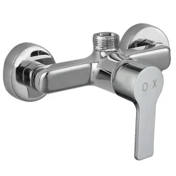 Kibath Robinet de douche monocommande PIN avec finition chromée brillante en laiton