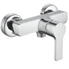 Kibath Robinet de douche monocommande PIN avec finition chromée brillante en laiton