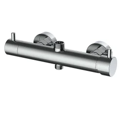 Colonne De Douche Mécanique|Kibath Robinet de douche monocommande TOR avec finition chromée brillante en laiton