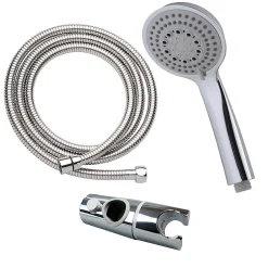 Robinet De Douche|Kibath Robinet de douche thermostatique ORTE avec barre de douche, finition chrome poli, en laiton