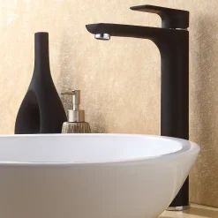 Bernstein Robinet de lavabo de haute qualité Robinet de salle de bain 4025CB en noir mat