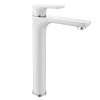 Bernstein Robinet de lavabo de haute qualité Robinet de Salle de bain 4025CW en blanc/chrome brillant