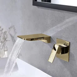 Robinet Lave-Mains|Rea Robinet De Lavabo Encastré Mason Gold