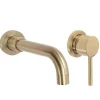Rea Robinet de lavabo encastré Lungo long gold brush + box