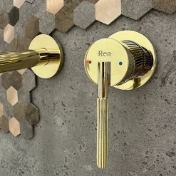 Rea Robinet De Lavabo Encastré Argon Js-622704G Gold