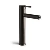 Robinet Lavabo Et Vasque|Kiamami Valentina Robinet De Lavabo Haut Noir Mat
