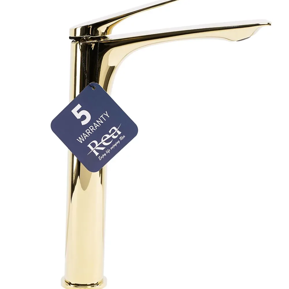 Robinet Lave-Mains|Rea Robinet de lavabo Avalon gold high
