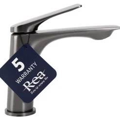 Rea Robinet de lavabo Avalon titanium low
