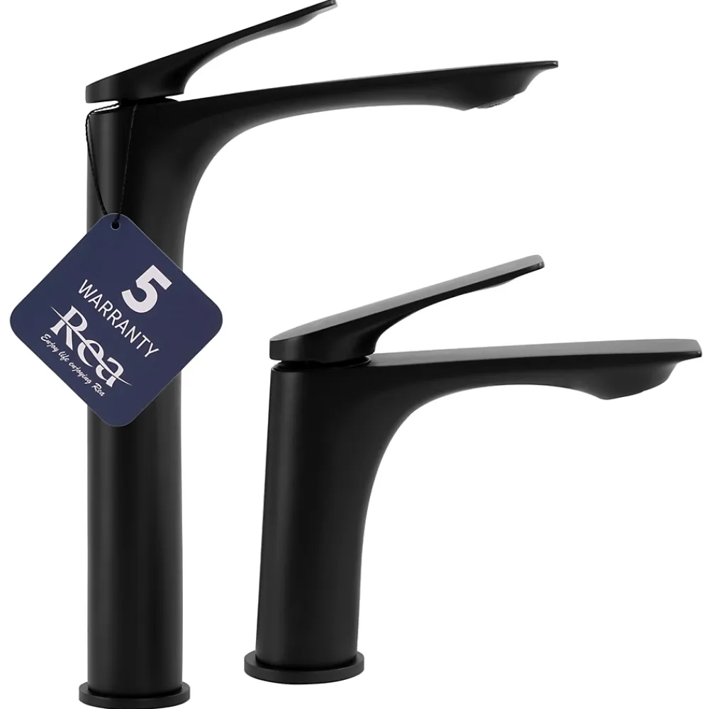 Rea Robinet de lavabo Avalon black low