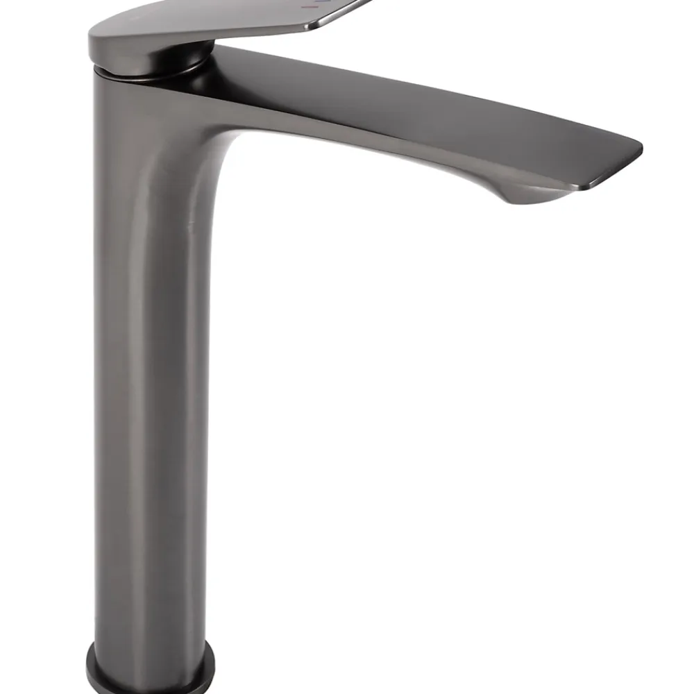 Rea Robinet de lavabo Avalon titanium high