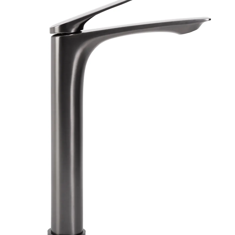 Rea Robinet de lavabo Avalon titanium high