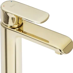 Rea Robinet de lavabo Bloom gold low