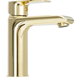 Rea Robinet de lavabo Bloom gold low