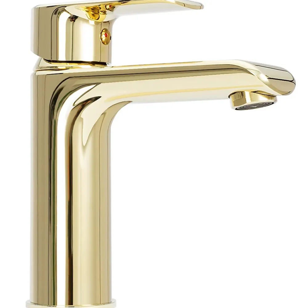 Rea Robinet de lavabo Bloom gold low