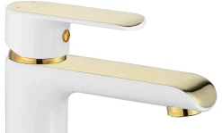 Robinet Lave-Mains|Rea Robinet de lavabo Bloom white gold high