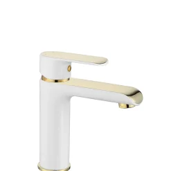 Robinet Lave-Mains|Rea Robinet de lavabo Bloom white gold low