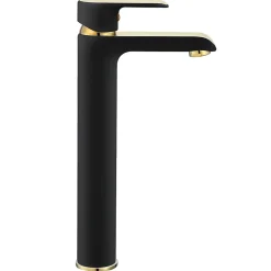 Robinet Lave-Mains|Rea Robinet de lavabo Bloom black gold high