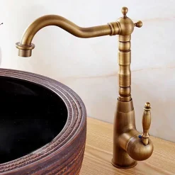 Robinet Lave-Mains|Rea Robinet de lavabo Bona old gold high
