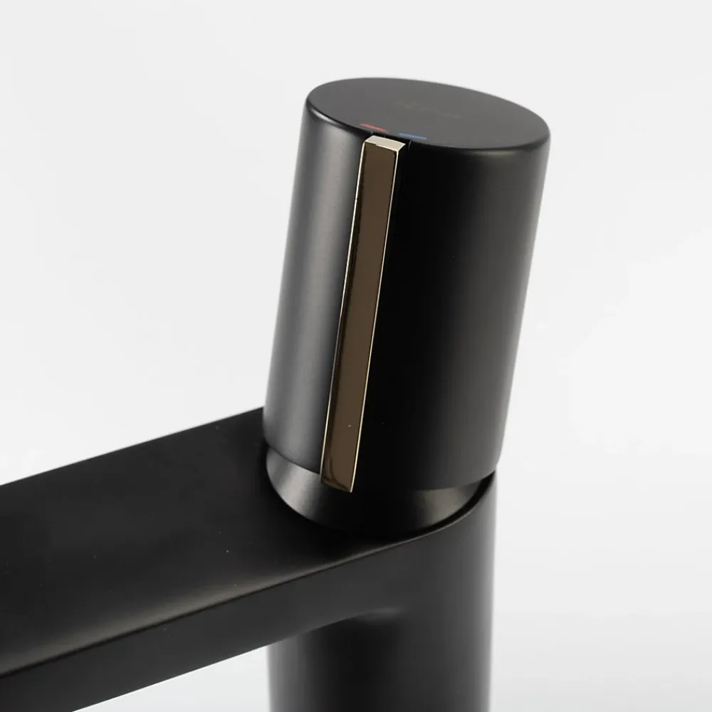 Rea Robinet de lavabo Icon black low
