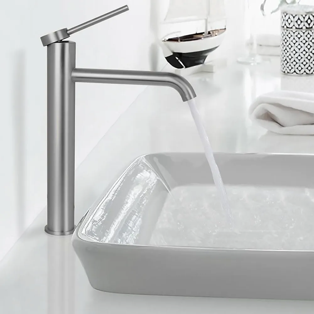 Robinet Lave-Mains|Rea Robinet De Lavabo Js-B311-1N Clif High Brush Nickel