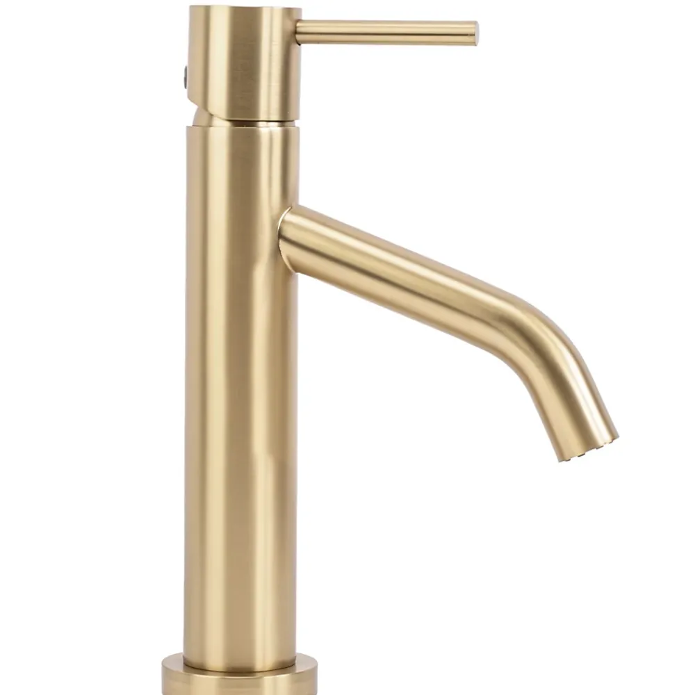 Robinet Lave-Mains|Rea Robinet De Lavabo Js-B253Bg Level Low Brush Gold