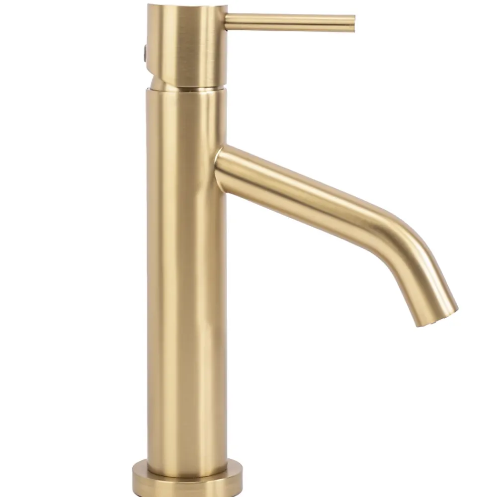 Robinet Lave-Mains|Rea Robinet De Lavabo Js-B253Bg Level Low Brush Gold