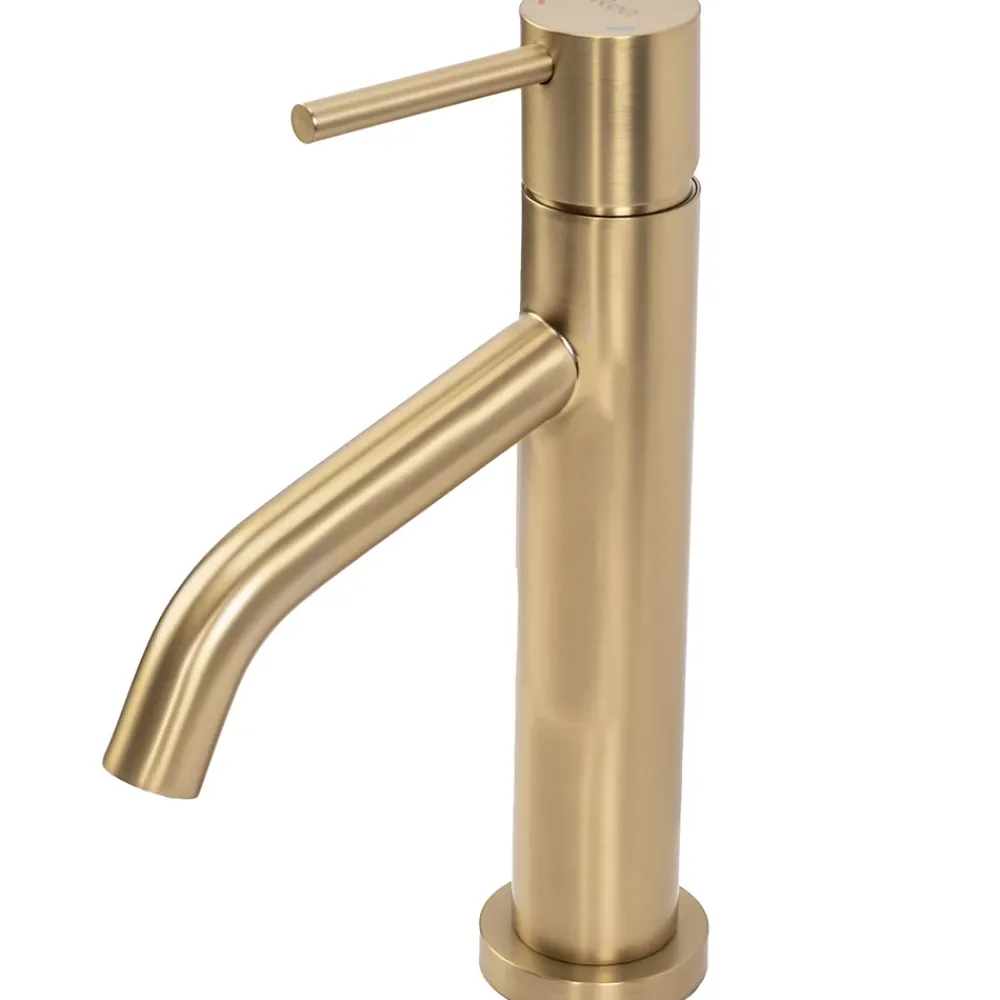 Robinet Lave-Mains|Rea Robinet De Lavabo Js-B253Bg Level Low Brush Gold