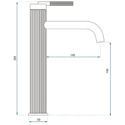 Robinet Lave-Mains|Rea Robinet De Lavabo Js-B348-1Bg Argon High Brush Gold