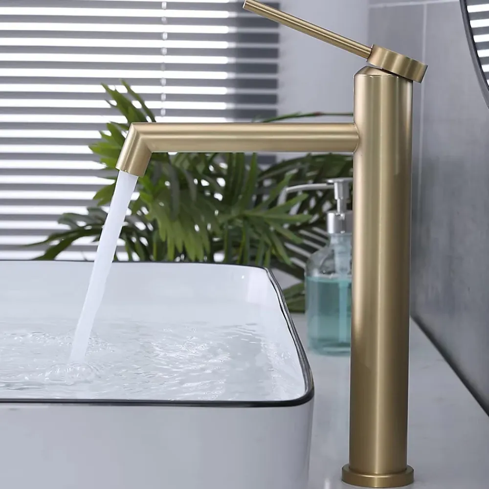 Rea Robinet De Lavabo Js-B310-1Bg Foss High Brush Gold