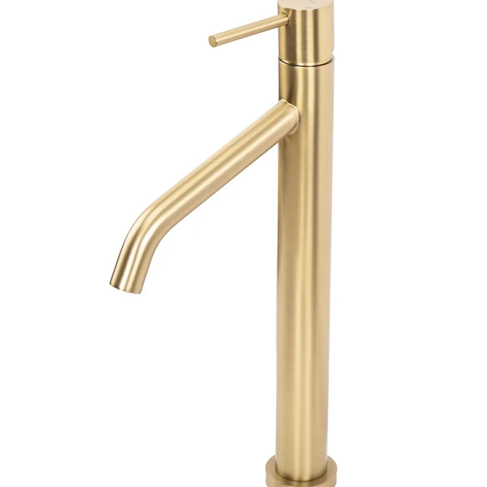 Rea Robinet de lavabo Level brush gold high