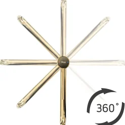 Robinet Lave-Mains|Rea Robinet de lavabo Lugano slim gold high