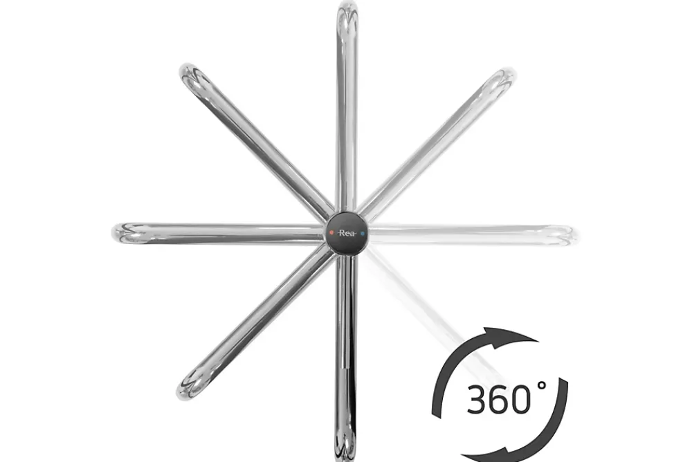 Rea Robinet de lavabo Lugano slim chrome high