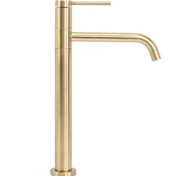 Robinet Lave-Mains|Rea Robinet de lavabo Lugano slim brush gold high