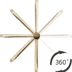 Robinet Lave-Mains|Rea Robinet de lavabo Lugano slim brush gold high