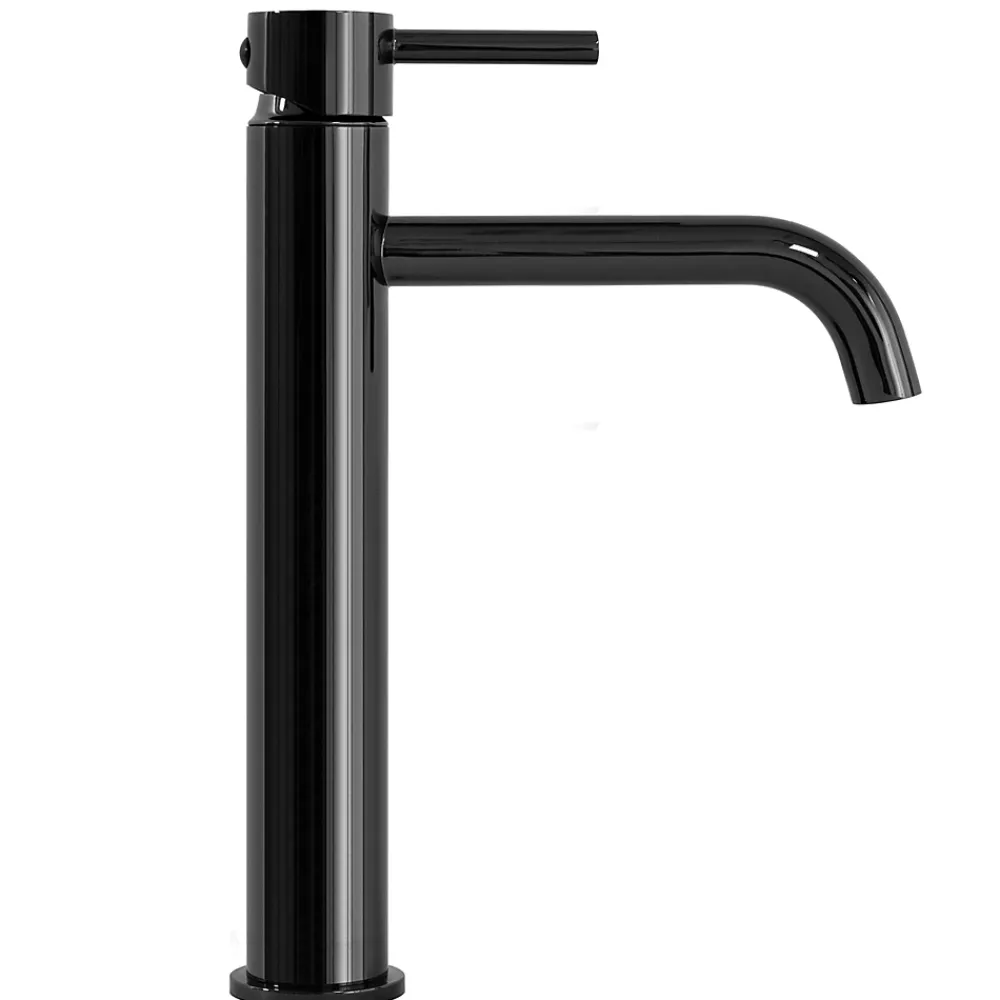 Rea Robinet de lavabo Lungo black metallic high