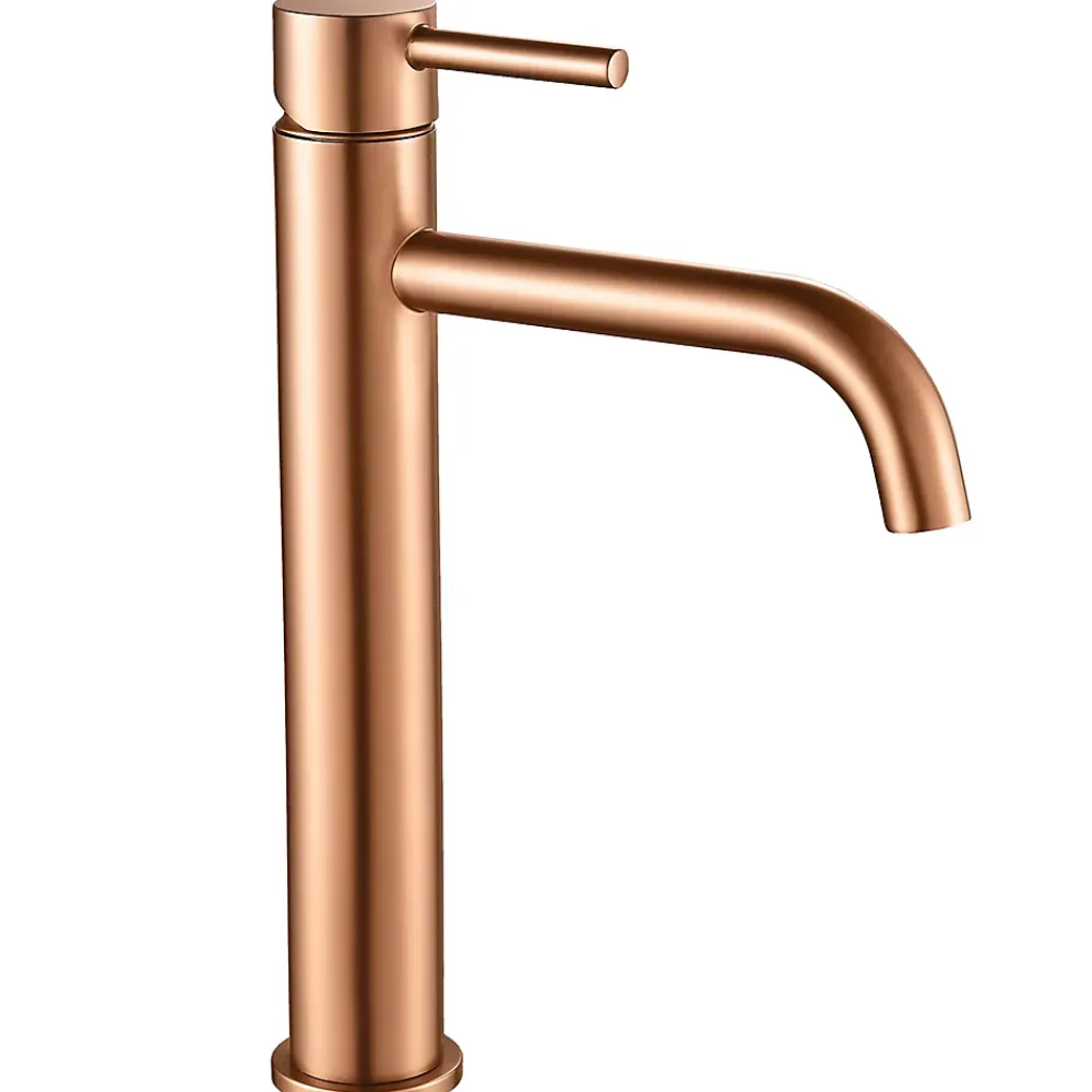 Rea Robinet de lavabo Lungo brushed copper high