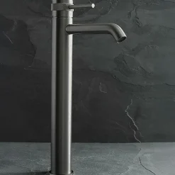 Rea Robinet De Lavabo Lungo Grip High Titanium