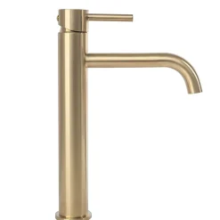 Robinet Lave-Mains|Rea Robinet De Lavabo Lungo High Brush Gold