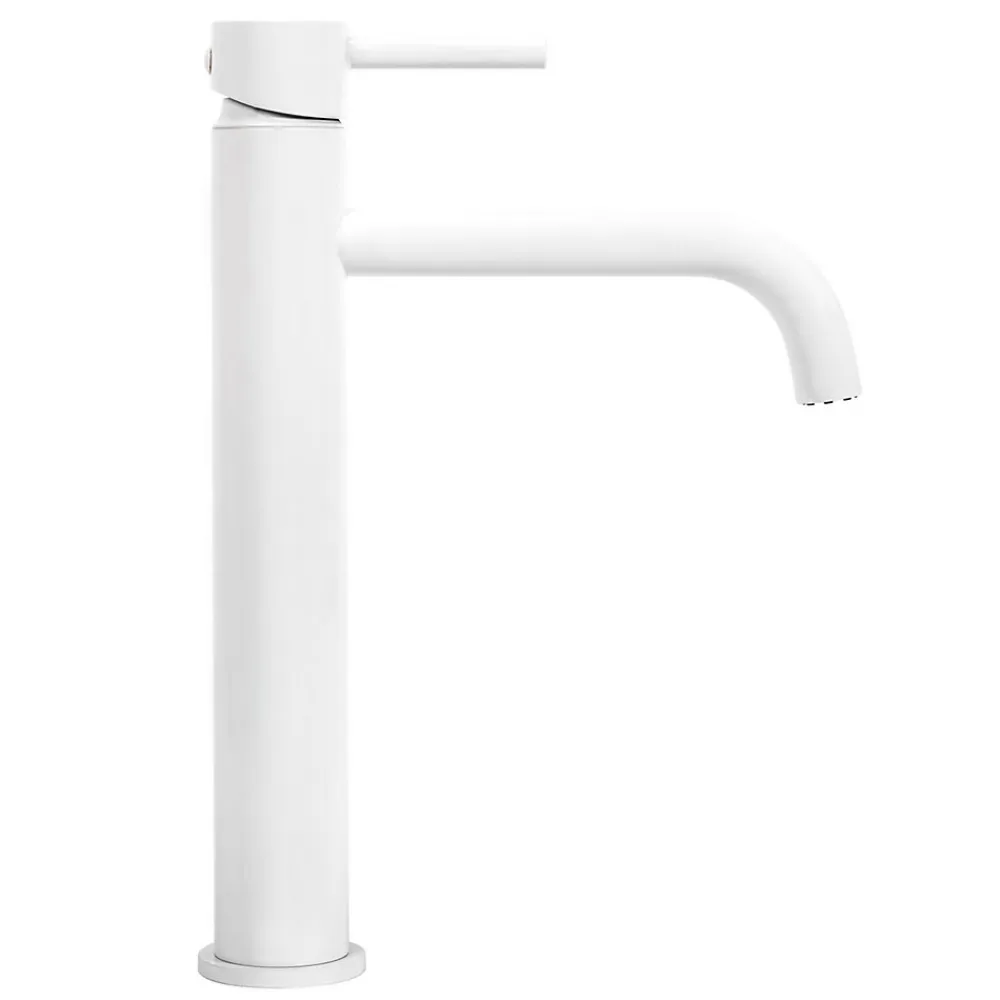 Rea Robinet de lavabo Lungo white high