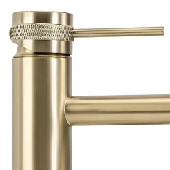 Rea Robinet De Lavabo Lungo Grip High Brush Gold