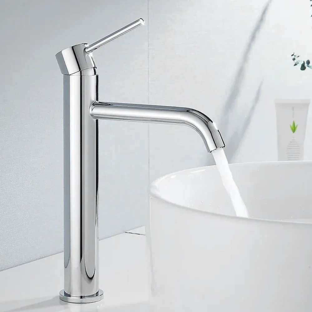 Rea Robinet de lavabo Lungo chrome high